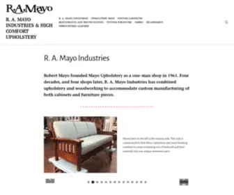 Mayoindustries.com(Text a picture of your furniture tofor a fast quote) Screenshot