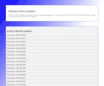 Mayologistics.com(Mayo Logistics) Screenshot