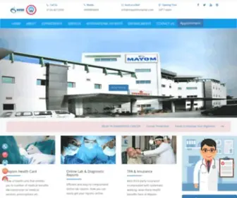 Mayomhospital.com(Best Multi Speciality Hospital) Screenshot