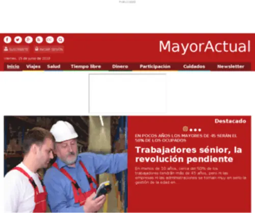 Mayoractual.com(Admin) Screenshot