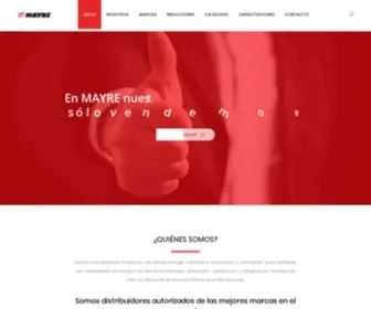 Mayoreodeaire.com(INICIO) Screenshot