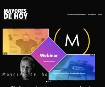 Mayoresdehoy.com(Cambiando el paradigma del envejecimiento) Screenshot