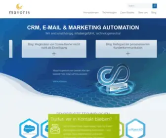 Mayoris.com(Clever Email Marketing) Screenshot