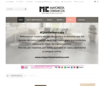 Mayoristaceramicos.com(Cerámicos) Screenshot