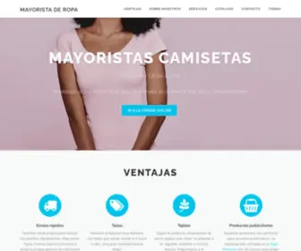 Mayoristaderopa.es(Mayorista de Ropa) Screenshot