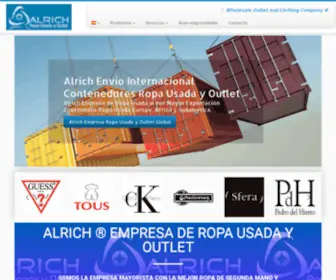 Mayoristaropausada.es(Alrich Empresa de Ropa Usada y Outlet Alrich) Screenshot