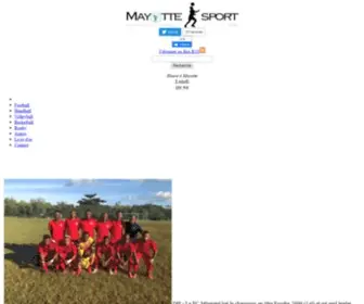 Mayottesport.com(L'actualité) Screenshot