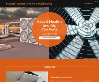 Mayottheatingandair.com(Mayott Heating and Air Conditioning) Screenshot