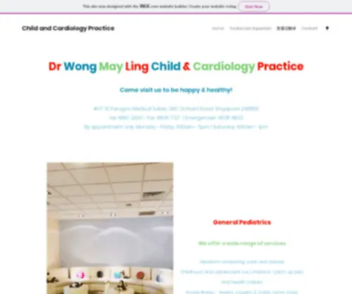 Maypediatrician.com(Paediatrician) Screenshot