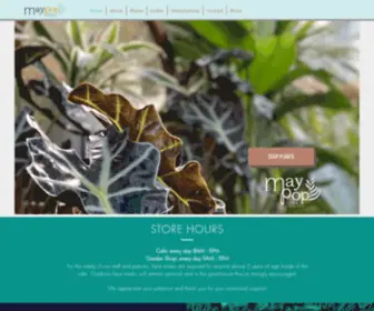 Maypopshop.com(Maypop Coffee & Garden Shop) Screenshot