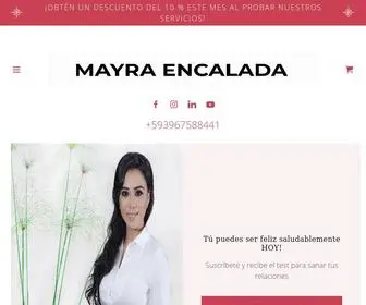 Mayraencalada.com(Mayra Encalada) Screenshot