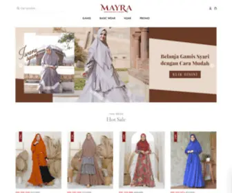 Mayrastore.com(Mayra Indonesia) Screenshot
