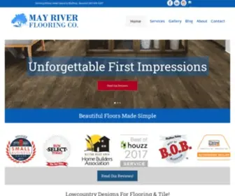 Mayriverflooring.com(Sales, Installation, Service) Screenshot