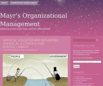 Mayrsom.com(Mayr's Organizational Management) Screenshot