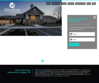 Maystone-APTS.com(North Raleigh Apartments) Screenshot