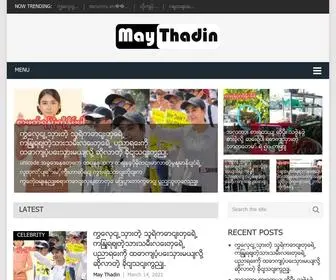 Maythadin.website(News) Screenshot