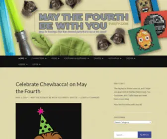 Maythefourthbewithyoupartyblog.com(May the Fourth be with You Party) Screenshot