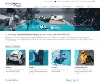 Maytronicsla.com(Robot limpiadores de piscinas) Screenshot