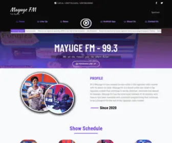 Mayugefm.com(Mayuge FM) Screenshot