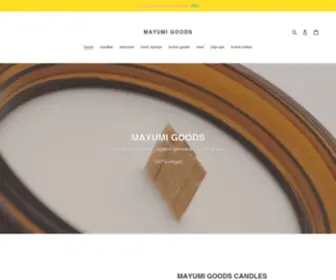 Mayumigoods.com(MAYUMI GOODS) Screenshot