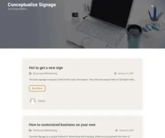 Mayumusic.com(Conceptualize Signage) Screenshot