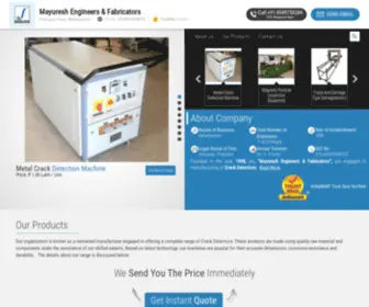Mayureshengineers.co.in(Mayuresh Engineers & Fabricators) Screenshot