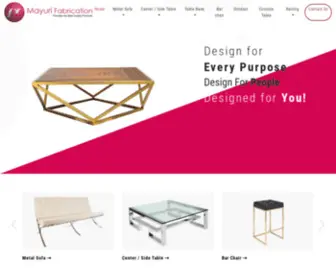 Mayurifabrication.com(Metal Furniture Fabricators) Screenshot