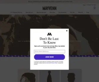 Mayvenn.com(Sew-In Weave Bundles, Human Hair Wigs, and Free Install Salon Services) Screenshot
