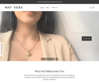 Mayverajewelry.ca(May Vera Jewelry) Screenshot