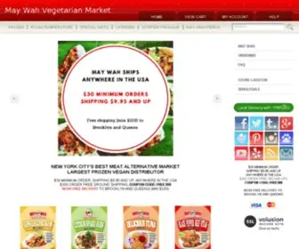 Maywahnyc.com(May Wah Vegetarian Market) Screenshot
