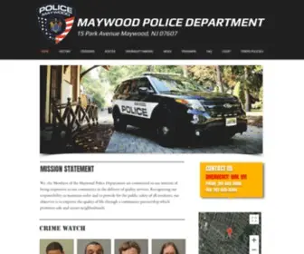 Maywoodpd.org(Maywood Police Department) Screenshot