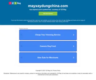 Mayxaydungchina.com(Máy xây dựng China) Screenshot