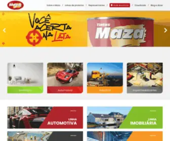 Maza.com.br(Tintas Maza) Screenshot