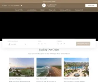 Mazaganbeachresort.com(Star family resort in Morocc) Screenshot