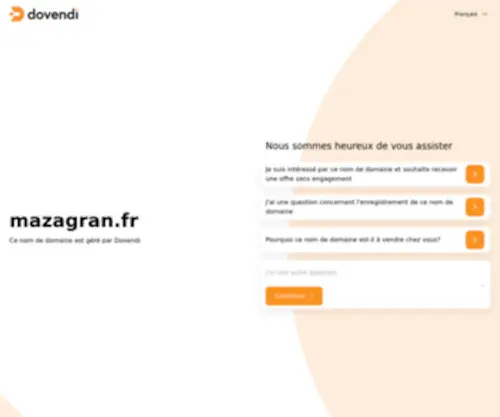 Mazagran.fr(Site Web) Screenshot