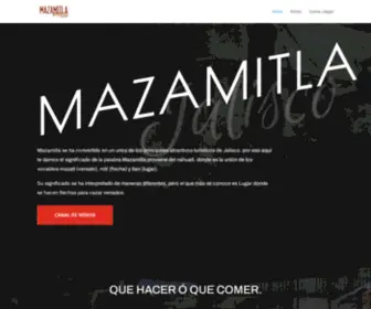 Mazamitlavivelo.com(Cabañas) Screenshot