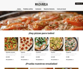 Mazarola.cl(Trattoria bar) Screenshot