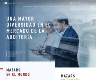 Mazars.es(Mazars en España cuenta con más de 550 profesionales y está presente en 7 ciudades) Screenshot