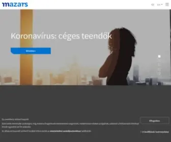 Mazars.hu(Magyarország) Screenshot