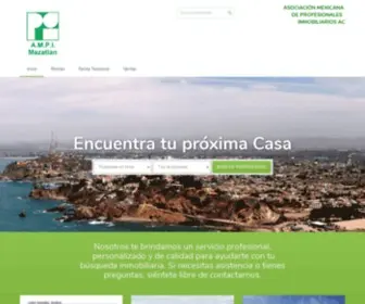 Mazatlanmls.com(Bienvenido a Ampi Mazatlan) Screenshot