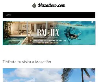 Mazatleco.com(Actividades en Mazatlán) Screenshot