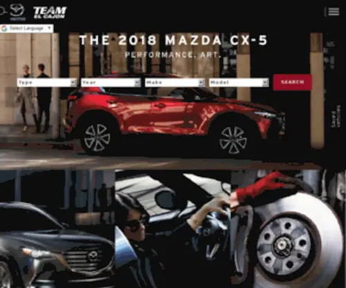 Mazda-Elcajon.com Screenshot