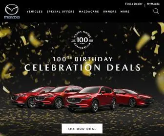 Mazda.co.nz Screenshot