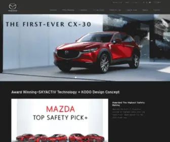 Mazda.com.hk(Mazda Hong Kong Official Site) Screenshot