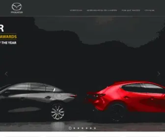 Mazda.com.pa(Panamá) Screenshot