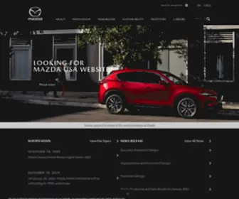 Mazda.com(Global Website of Mazda Motor Corporation) Screenshot