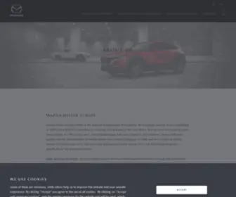 Mazda.eu(Welcome) Screenshot