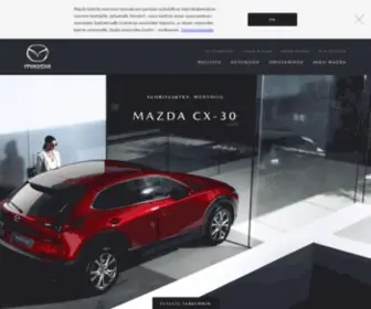 Mazda.fi(Mazdan viralliset kotisivut) Screenshot