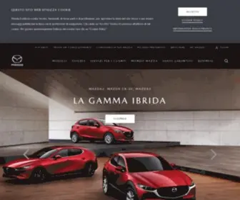 Mazda.it(Il sito ufficiale Mazda Italia per conoscere la gamma completa) Screenshot