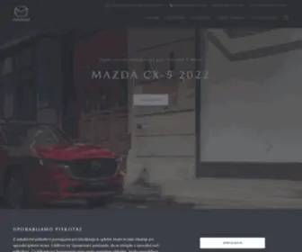 Mazda.si(Odkrijte Mazdine elegantne in napredne avtomobile) Screenshot